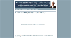 Desktop Screenshot of nicksaundersent.com